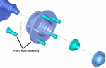 FR3Z1104A - : FRONT HUB ASSEMBLY for Ford Image