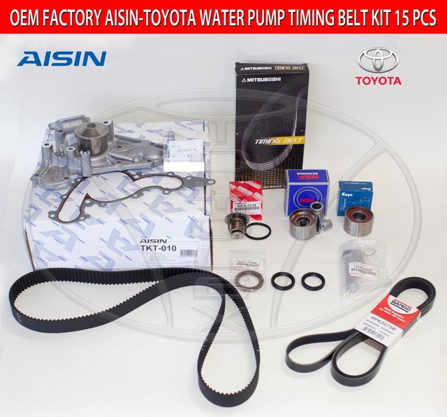 Timing Belt Water Pump Tensioner Kit For 90-97 SC400 Lexus LS400 - Foto 2