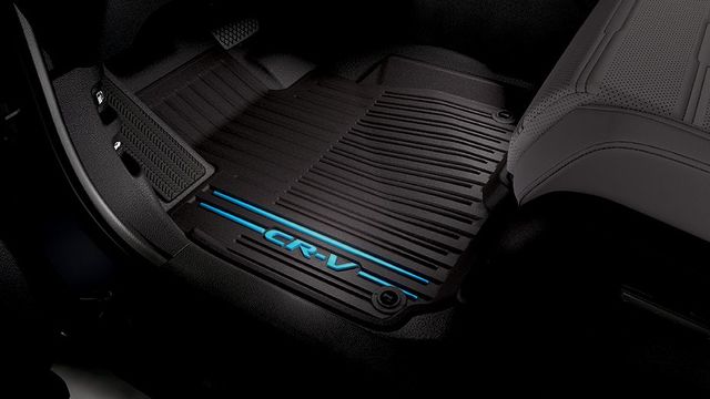 8P17TLA121A - Interior: Floor Mats, All-Weather, Blue Logo for Honda: CR-V Image