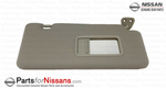 96400EM31A - Body: Sun-visor for Nissan: Versa Image
