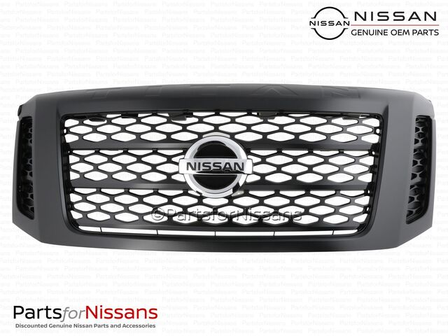 2016-2019 Nissan TITAN XD Titan Grille Assembly Midnight Edition