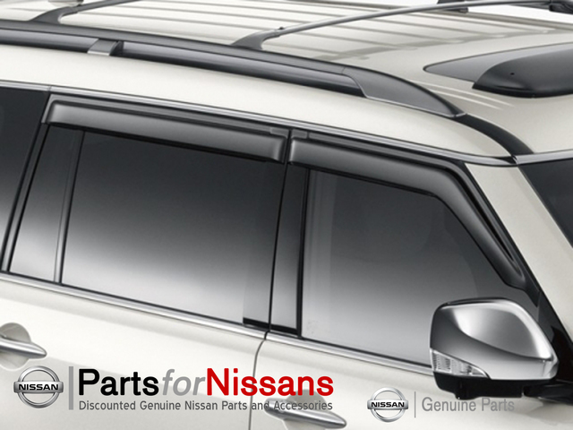 H08001LK0A - Exterior: Side-Window Deflectors - Front and Rear Set for Nissan: Armada Image