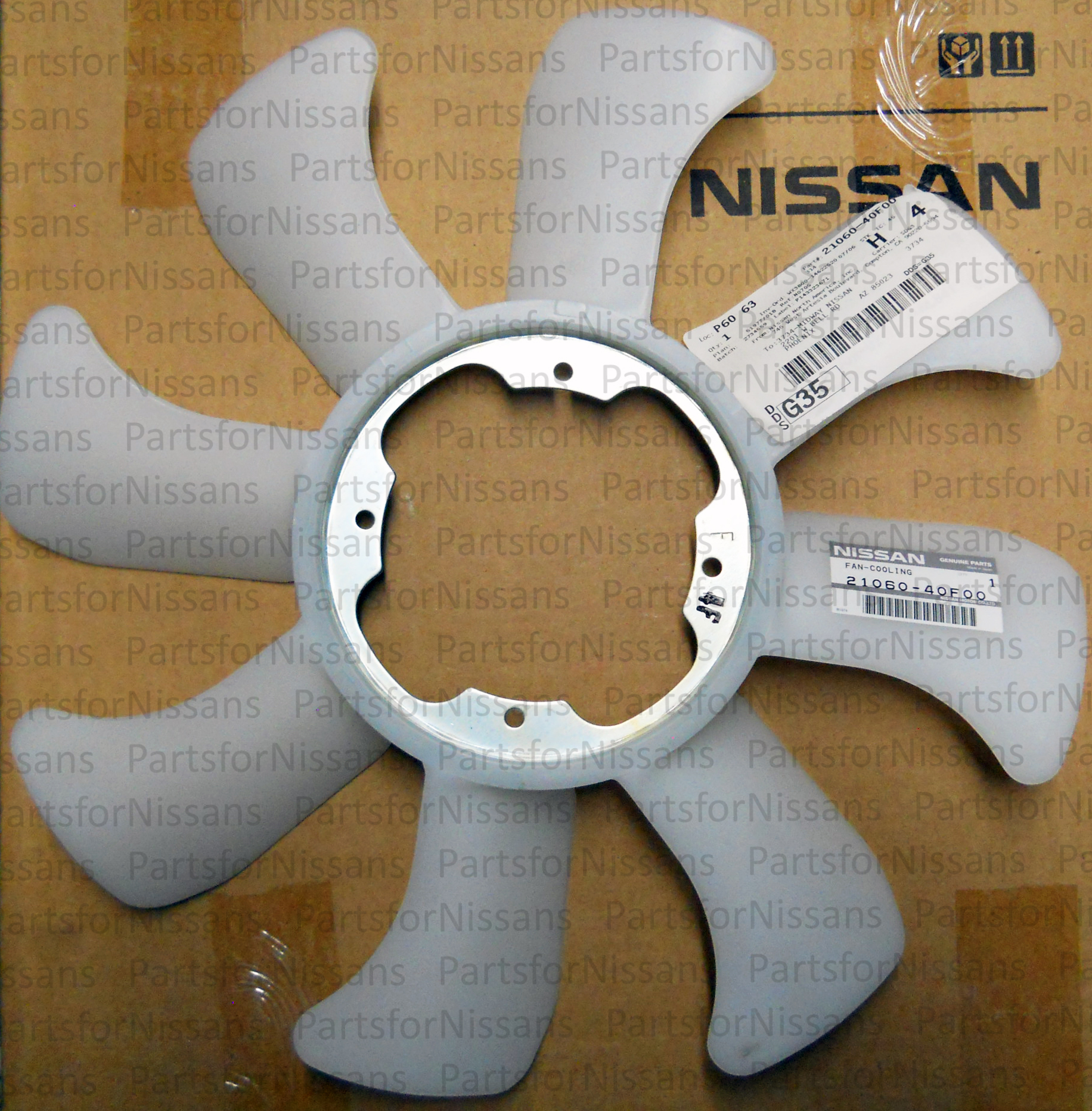 1989-1998 Nissan 240SX Fan Blade 21060-40F00 | Parts for Nissans