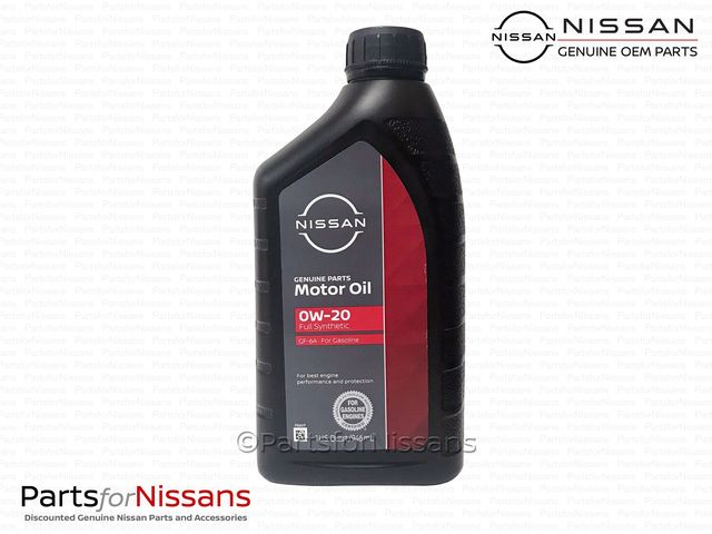 0W20 Synthetic Engine Oil 999PK-000W20N | Parts for Nissans