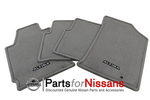 999E2UT000GY - : NEW OEM 2007-2008 NISSAN ALTIMA 4PC CARPET FLOOR MAT SET - FROST - LIGHT GREY for Nissan: Altima Image