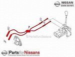34413ET80A - : Shift Control Cable for Nissan: Sentra Image