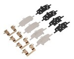 D40809N00C - Brakes: Brake Pads Hardware Kit for Nissan: 370Z, Maxima, Murano, Pathfinder, Quest, Rogue, Z Image