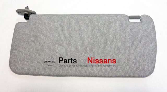 Genuine Nissan Driver's Side LH Left Sunvisor Grey 87-97 D21