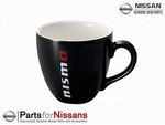 KWA6250H10BK - : NISMO Black Coffee Mug for Nissan: 200SX, 240SX, 280ZX, 300ZX, 310, 350Z, 720, Altima, Armada, Axxess, Cube, Frontier, GT-R, Juke, Kicks, Maxima, Murano, NV1500, NV200, NV2500, NV3500, Pathfinder, Pathfinder Armada, Pulsar NX, Quest, Rogue, Rogue Select, Sentra, Stanza, TITAN, TITAN XD, Van, Versa, Versa Note, Xterra Image