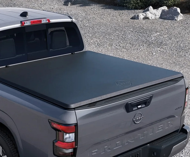 T99J89BU0C - Exterior: Tri-Fold Tonneau Cover - Soft for Nissan Image