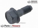 44141AW70A - Brakes: Disc Brake Caliper Pin Bolt for Nissan: 200SX, 240SX, 300ZX, 350Z, 370Z, 720, Altima, Armada, Axxess, Cube, D21, Frontier, Juke, Kicks, LEAF, Maxima, Micra, Murano, NV200, NX, Pathfinder, Pickup, Pulsar NX, Sentra, Stanza, Van, Versa, Xterra Image