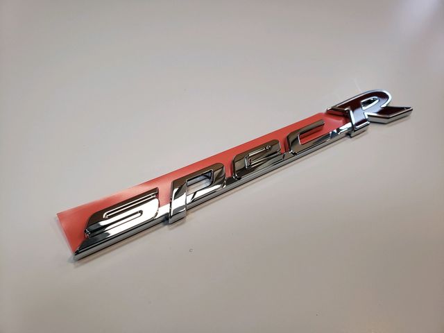 JDM Nissan S15 Silvia Spec-R Chrome / Red Rear Emblem 78896