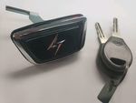 H466035F27 - : JDM Nissan Silvia S13 Rear Trunk Lock Emblem for Nismo Image