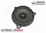 281569FF0A - Body: Rear Dr Speaker for Nissan: Altima, Frontier, Kicks, Kicks Play, LEAF, Micra, Murano, NV1500, NV200, NV2500, NV3500, Pathfinder, Quest, Rogue, Sentra, TITAN, TITAN XD, Versa, Versa Note, Xterra Image