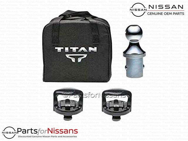 999T5W4175 - Trailering: Titan Gooseneck Ball Hitch And Anchor Towing Kit for Nissan: TITAN, TITAN XD Image