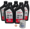 W20LOF65F1B - : 0W20 Oil Change Kit - Synthetic for Nissan Image