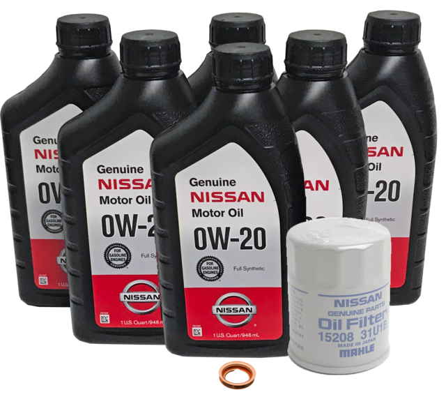 0W20 Oil Change Kit - Synthetic 0W20LOF-31U1B | Parts for Nissans