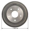 13030013 - : BRAKE DRUM 13030013 Honda Civic for Nissan Image