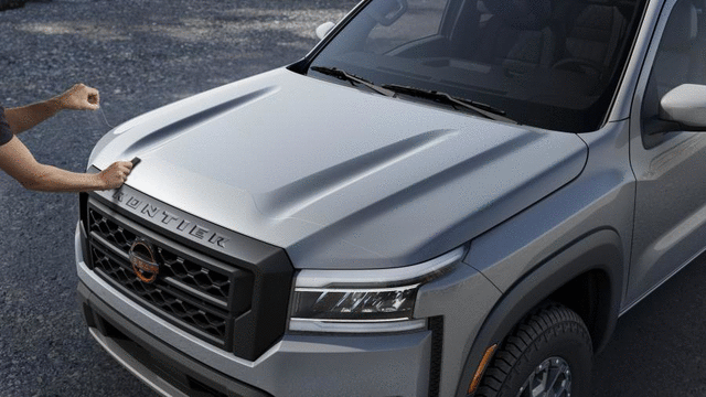 T99D89BU1A - Exterior: Frontier Hood Protector - Clear for Nissan: Frontier Image