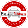 STICKER - : PartsforNissans.com 3" Red Sticker for Nissan Image