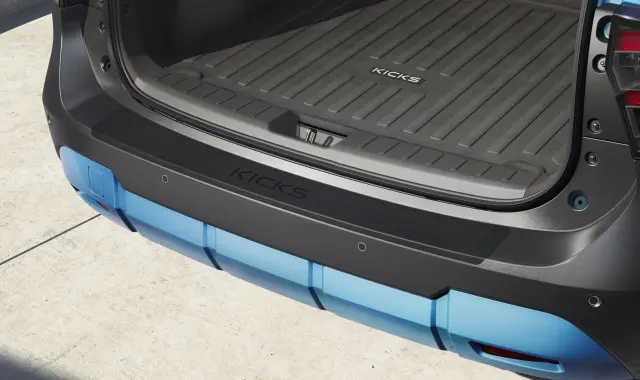 T99B27LG0A - Exterior: Kicks Black Rear Bumper Protector for Nissan: Kicks Image