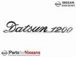 84822H1600 - : Datsun 1200 Trunk Emblem for Nismo Image