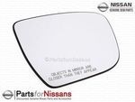 963654BA0A - Body: Mirror Glass for Nissan: Frontier, Murano, Pathfinder, Rogue Image