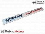 A329005U00 - : Nissan Skyline R32 GTR Engine Valley Ornament Emblem for Nismo Image