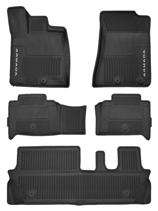2025-2026 Nissan Armada Armada All-Season Floor Mats Bench Seats