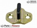8057001G00 - : Striker Door Lock Striker Dor (Right, Front, Rear) for Nissan: 720, Axxess, D21, Pathfinder, Pickup, Pulsar NX, Sentra, Stanza, Van Image
