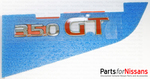 84896AM900 - : 2003-2007 G35 "350GT" Chrome Trunk Emblem for Nissan: GT-R Image