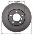 13067182 - : FRONT BRAKE ROTOR 13067182 BMW for Nissan Image