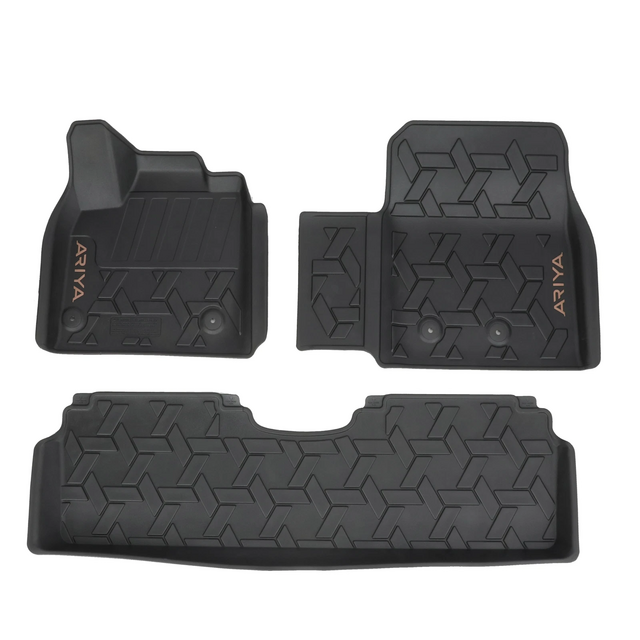 T99E45MP0A - Interior: All-Season Floor Mats - High Wall Liner (3-piece/Black) for Nissan: ARIYA Image