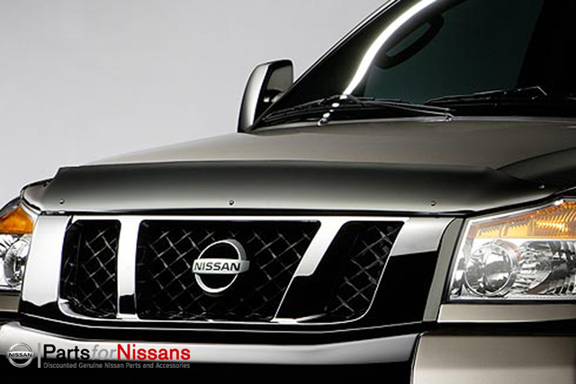 999D52X000 - Exterior: Hood Protector - Smoke Color for Nissan: Altima, Armada, NV3500, Quest, TITAN Image