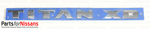 80893EZ10A - Body: Nameplate for Nissan: TITAN XD Image