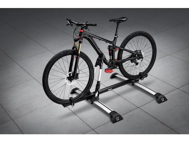 C9N1V3854 - : Roof Rack-Mount - Thule Upright Bike Carrier for Mazda Image