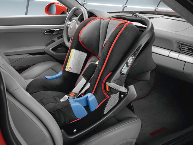 95504480587 - Interior: Porsche Baby Seat Latch - G0+ for Porsche: 911, Boxster, Cayenne, Cayman, Macan, Panamera Image