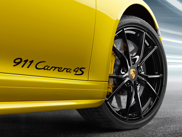 99104480110041 - Exterior: 2014-2015 Porsche 911 - Model Designation On Doors - Black for Porsche: 911 Image