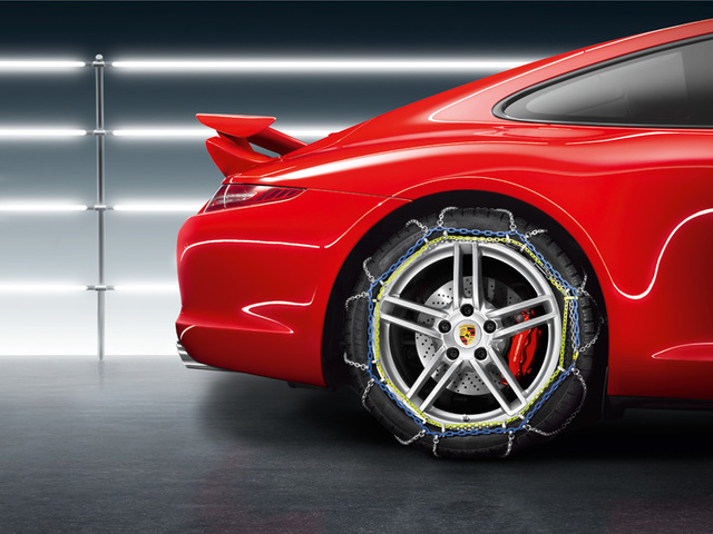 95804460013 - Wheels: 2014-2017 Porsche - Snow Chains - For 255/55 R 18 Tires for Porsche: 911, Cayenne Image