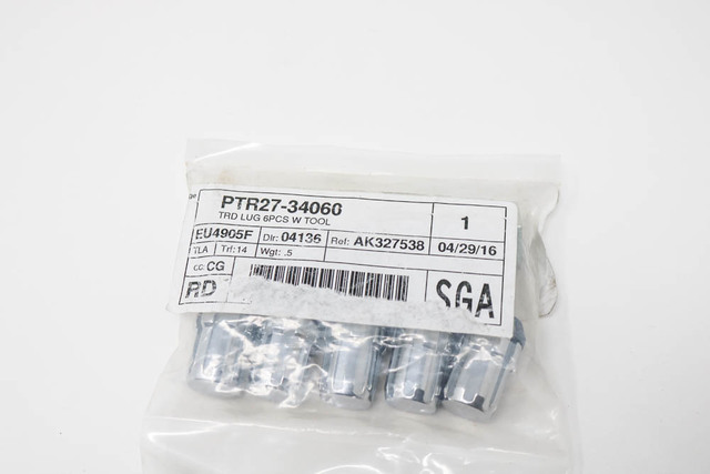 PTR2734060 - Exterior: Wheel Lug Nuts, Trd, Spline Drive, Chrome for Toyota Image