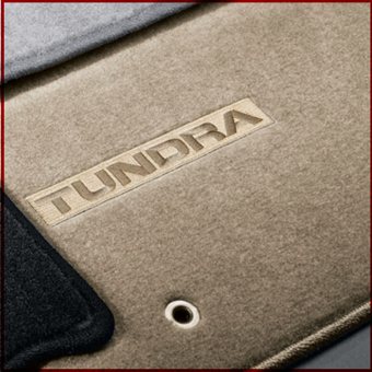 PT2063407143 - Interior: 2007-2011 Toyota Tundra - Tundra Floor Mats 2PC Sand for Toyota: Tundra Image