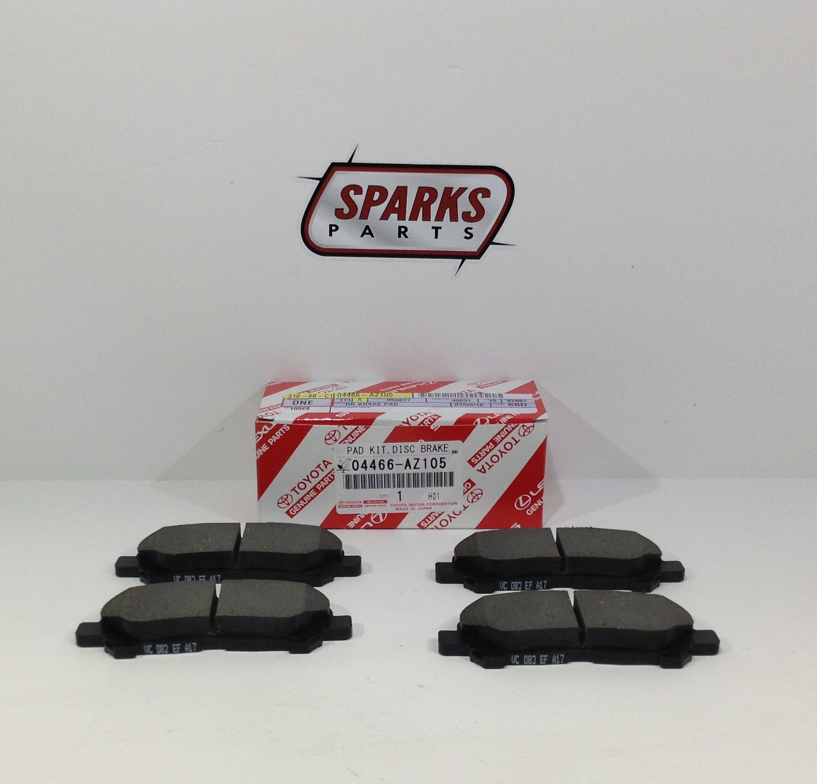 4465AZ105 - : Front Brake Pad for Toyota Image