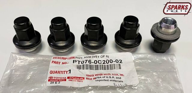 2020-2022 Toyota 2020-2022 Toyota - Wheel Locks, Alloy