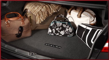 PT2060713320 - : 2013-2017 Toyota Rear Carpet Cargo Area Mat Black Avalon for Toyota: Avalon Image