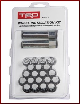 PTR2752081 - Wheels: 2007-2018 Toyota - Wheel Locks, Trd Wheel Installation Kit 12mm for Scion: tC, xB, xD | Toyota: 86, Avalon, Camry, Corolla, Matrix, Yaris Image