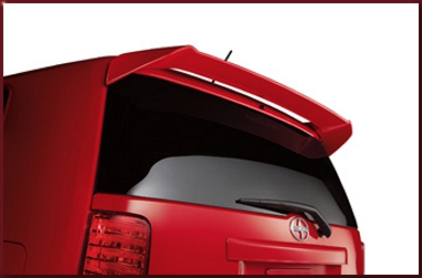 PT9215209103 - : Rear Wind Deflector - Absolutely Red 3P0 for Scion: xB Image