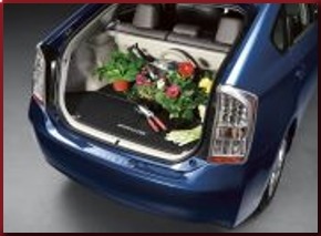 PT9084710102 - : 2010-2015 Toyota Rear All Weather Cargo Floor Mat Area Liner Prius for Toyota: Prius Image