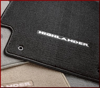 PT9194808011 - : Carpeted Floor Mats - 3-Piece (Black Gas Engine Only) for Toyota: Highlander Image