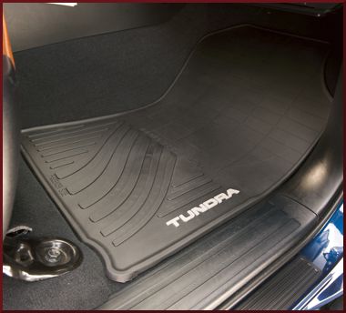 PT9083412020 - : 2012-2013 Toyota Tundra - Floor Mats, All-Weather, Tundra Logo for Toyota: Tundra Image