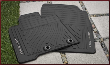 PT2066012141 - : 2013-2016 Toyota Land Cruiser - Land Cruiser All Weather Mats Brown for Toyota: Land Cruiser Image